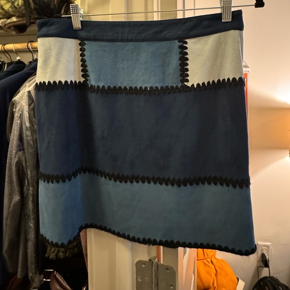 Sugar lips patchwork suede skirt - Picture 6 of 6